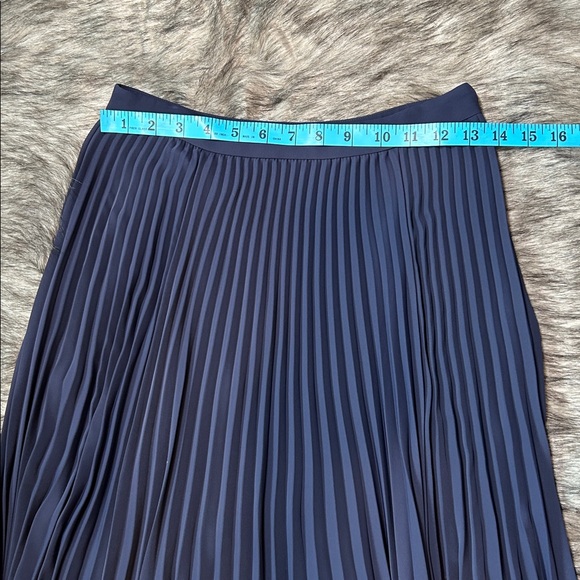 Boden Kristen Navy Blue Midi Pleated Skirt Women's 2
